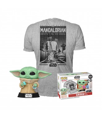 Star Wars The Mandalorian POP! & Tee Box Grogu Cookie